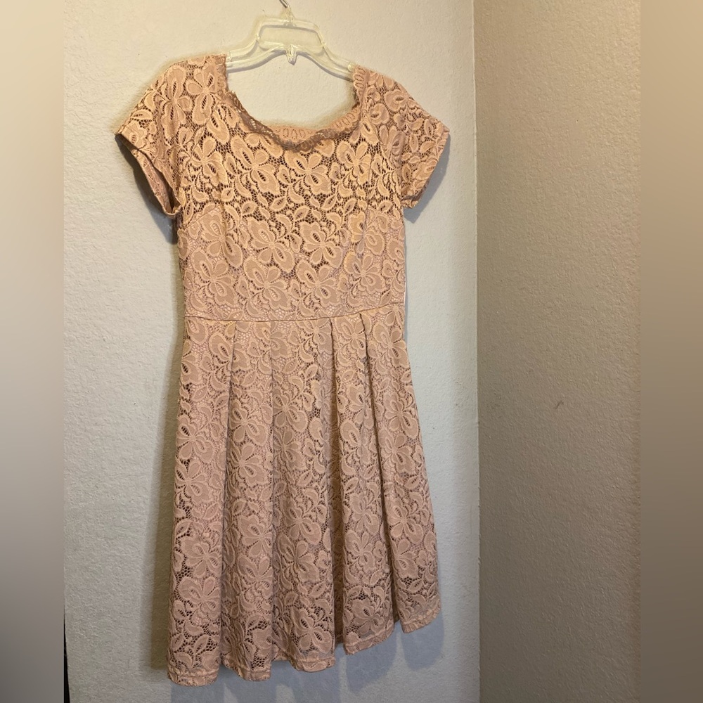 Lace Off the Shoulder Dress